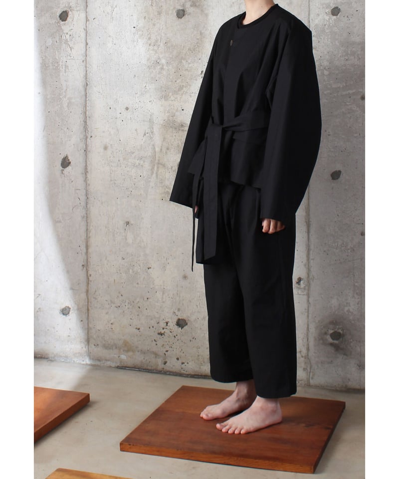 black sode pants | ohta store