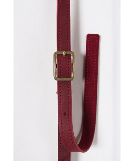 ac-21R7　　burgundy slim letter bag