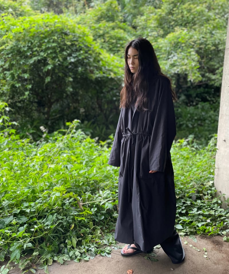 jk-70B / black dolman coat | ohta store