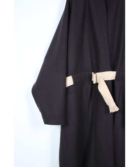 jk-74D dark brown long coat