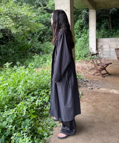 jk-70B / black dolman coat