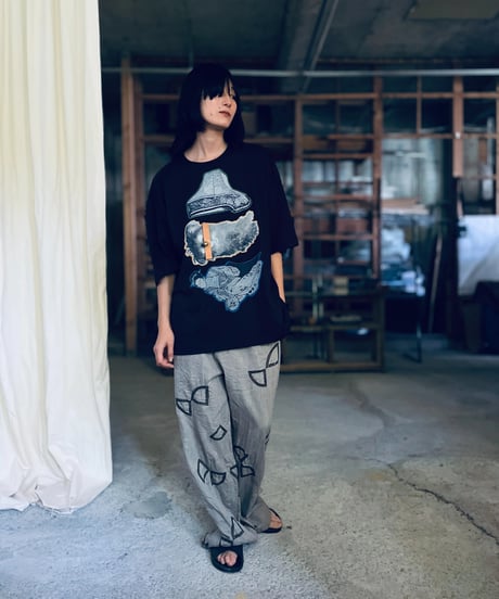 pt-49B brown gray shisyu pants