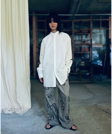 pt-49B brown gray shisyu pants