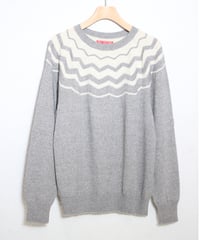 gray cotton wool sweter