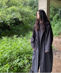 jk-70B / black dolman coat