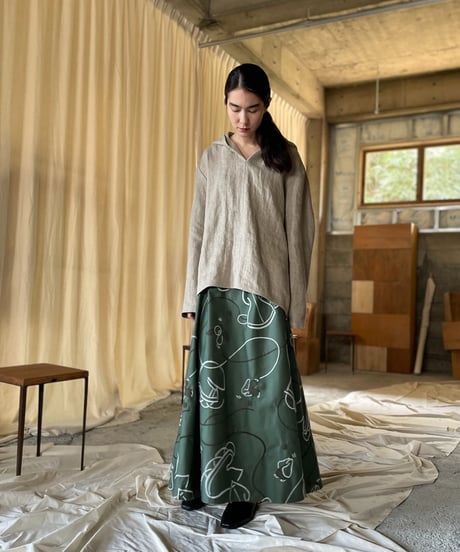 sk-26K kahki shisyu skirts