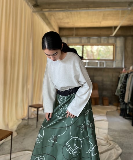 sk-26K kahki shisyu skirts