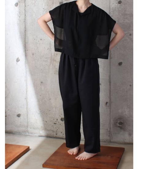 pt-32B / black navy pants