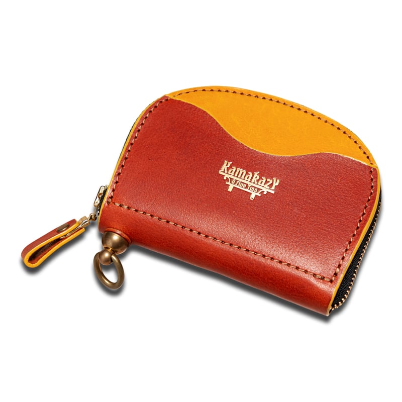 財布 round zipper wallet PLAQUE / ROUND ZIPPER WALLET | KAMAKAZY