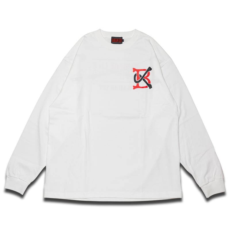 BABYLON CLUB ×KMKZ / HG 6.2oz L/S T-SHIRTS / WH