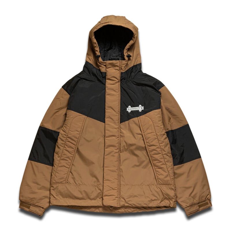 STREET KNOWLEDGE / SHELL DOWN JKT / BROWN × BLA