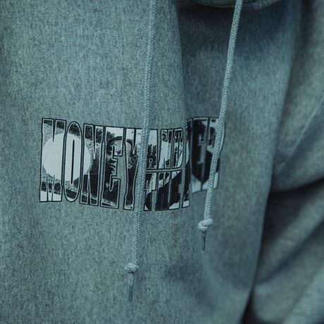 MONEY AND THE POWER / 12oz  PULLOVER /  GRAY