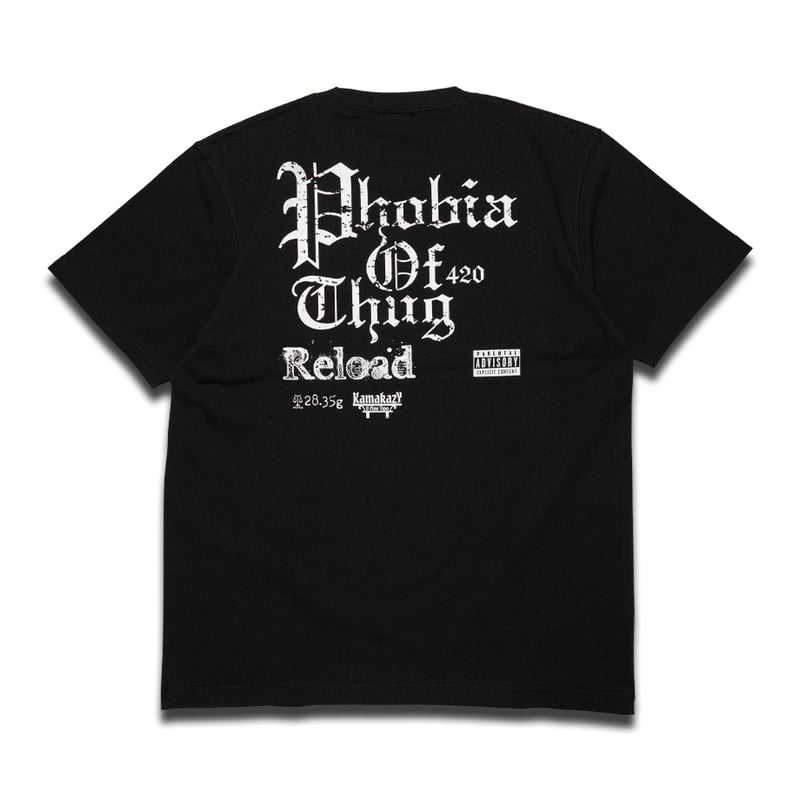 LIMITED / PHOBIA OF THUG × KMKZ / LOGO / T-SHIR
