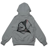BENT BACK GIRL / 12oz  PULLOVER / GRAY
