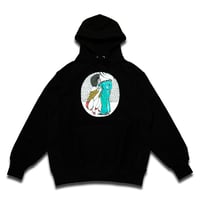 HIZA / 12oz  PULLOVER / BLACK