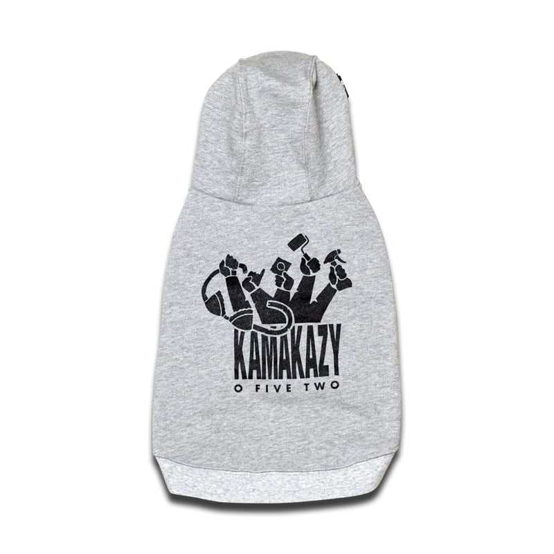 MOB / DOG HOODIE / GRAY | KAMAKAZY