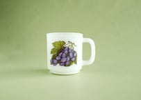 【Vintage】Glasbake Grape Mug