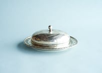 【Vintage】Silver Plated Butter Dish