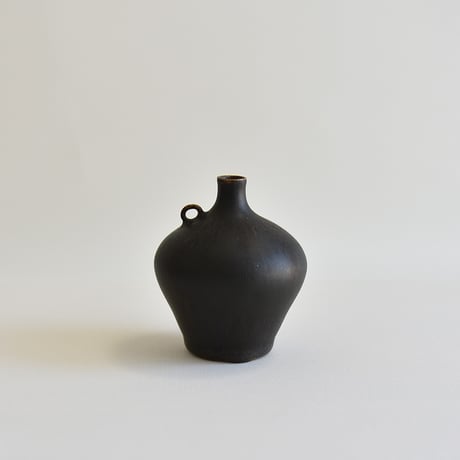 asanomi/黒の花器