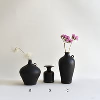 asanomi/黒の花器
