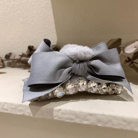 Ribbon fur barrette