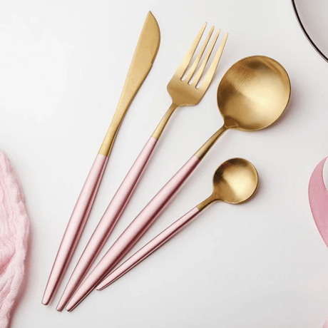 cutlery  4set  【pink gold】