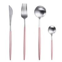 cutlery  4set 【pink silver】