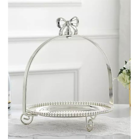 リボンモチーフスタンド1段【silver】