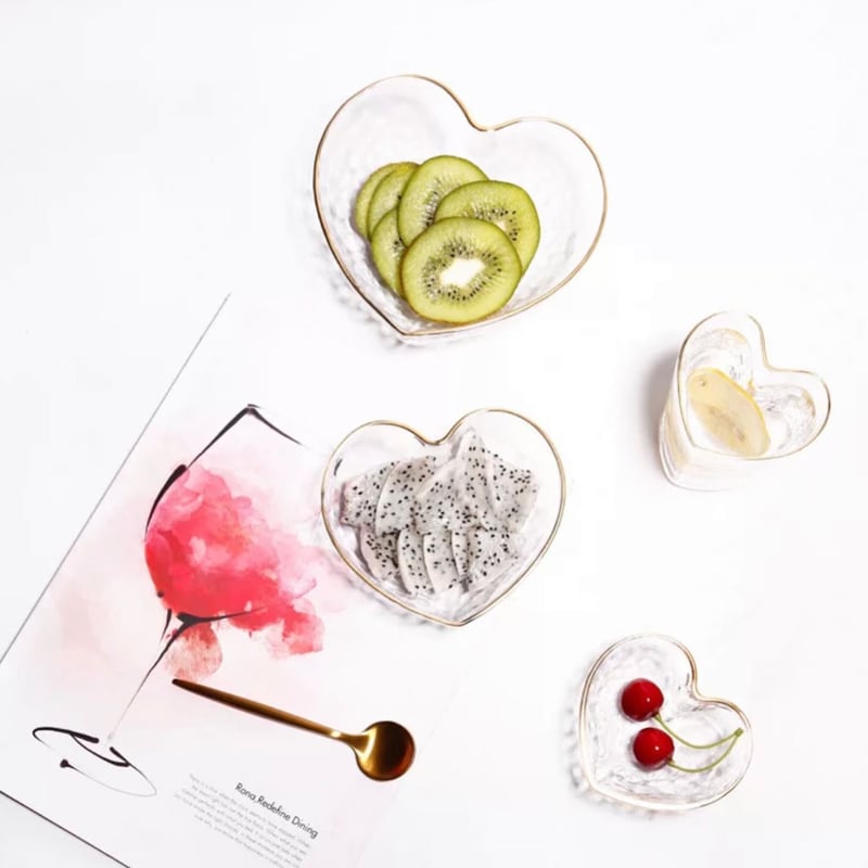 ハート型ガラスボウル 【M size】 | select shop Ruban