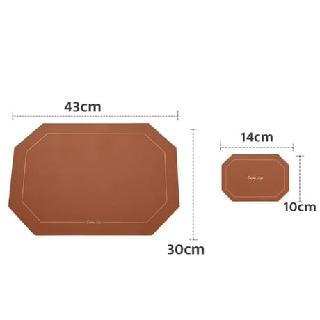 レザー ランチョンマットセット