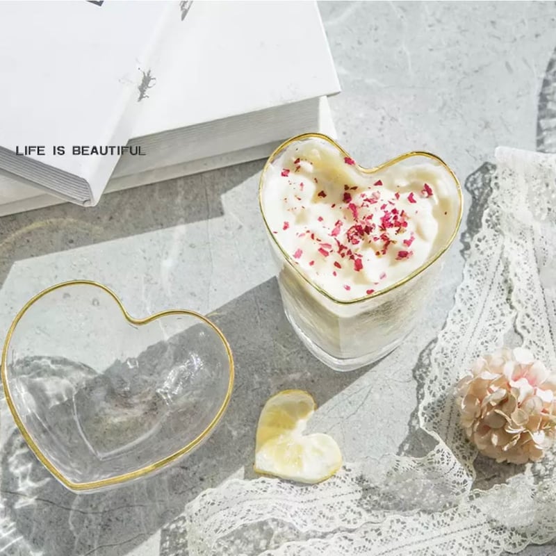 コスタボダ ガラス ボウル ハート コスタボダ ガラス皿4枚セット