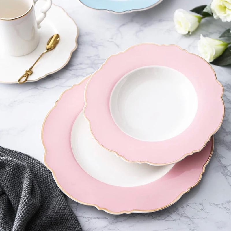 フロレンティーン ピンク 約20.5cm デザートプレート 桃 WEDGWOOD