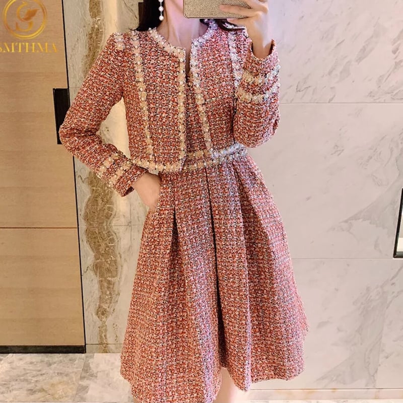 ピンクツイード セットアップ | select shop Ruban ピンクツイード セットアップ | select shop Ruban