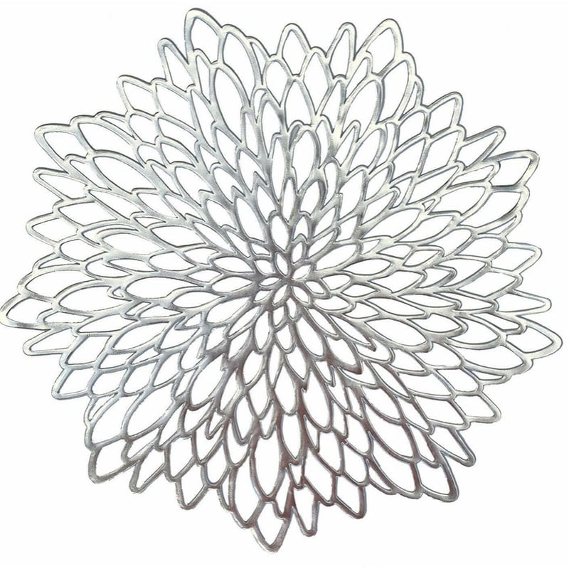 フラワーランチョンマット【silver】 | select shop Ruban