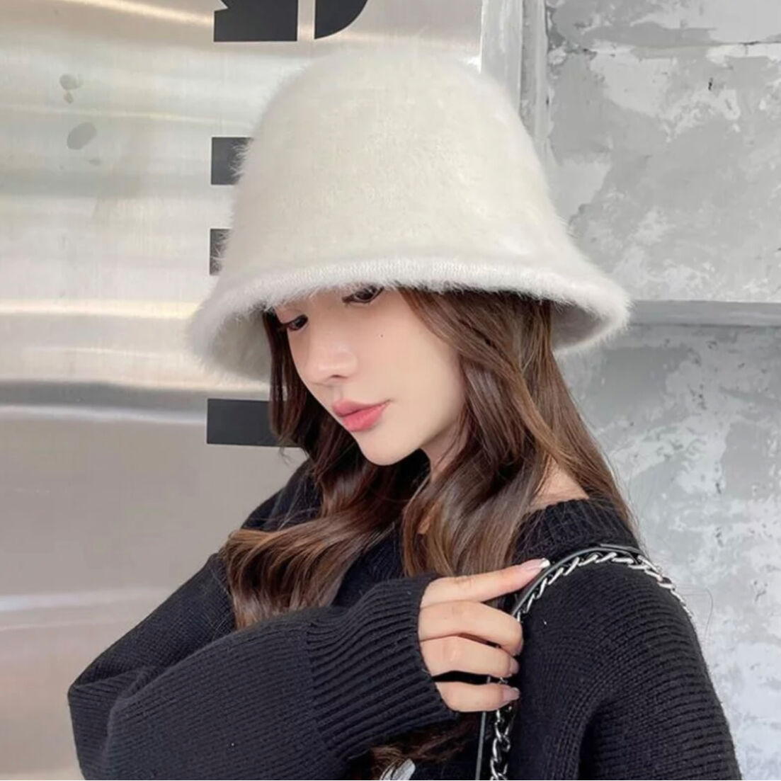 ファーバケットハット | select shop Ruban ファーバケットハット | select shop Ruban