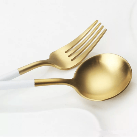 【予約商品】 cutlery 4set 【white gold】