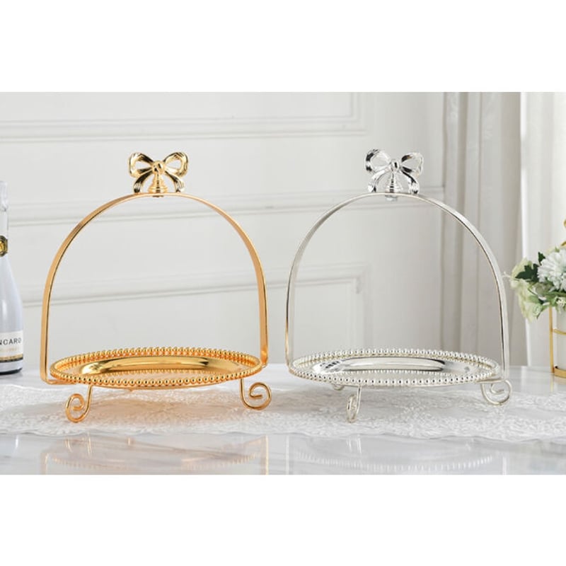 リボンモチーフスタンド1段【gold】 | select shop Ruban