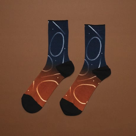 2023AW Print socks “float(men's)”