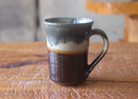 唐　黒釉杯　魯山段店窯　茶杯　ぐい呑　褐釉 雅峰窯】八角皿/しのぎ/黄釉（横 22.5cm） | 【丹波のイロドリ