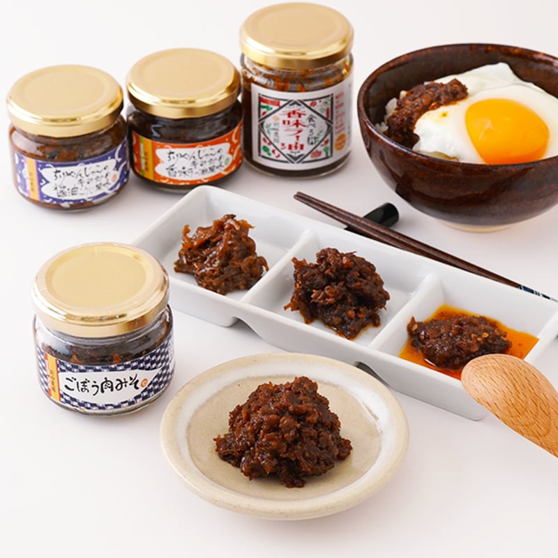 ご飯のおとも5本セット箱入り 【うま味調味料無添加】【ご飯のお供