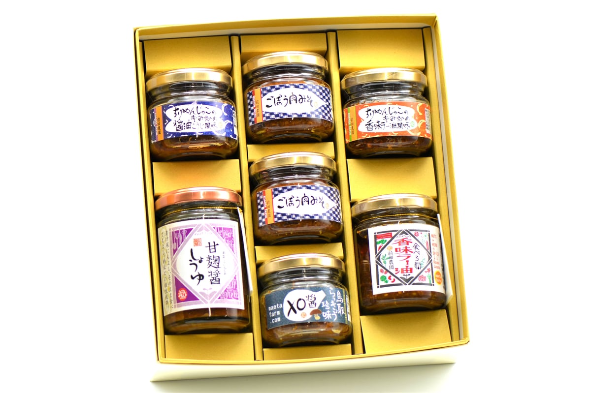ご飯のおとも7本セット(箱付き）【うま味調味料無添加】【ご飯のお供