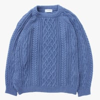 FISHERMAN  KNIT (INDIGO)