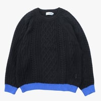FISHERMAN  KNIT(BLACK)