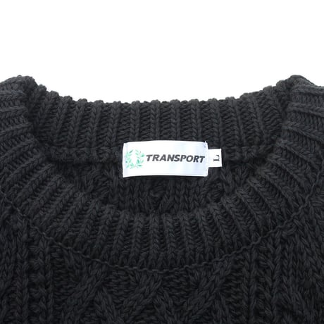 FISHERMAN  KNIT(BLACK)