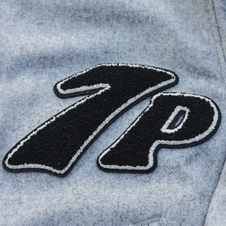 VARSITY JACKET  [GREY]
