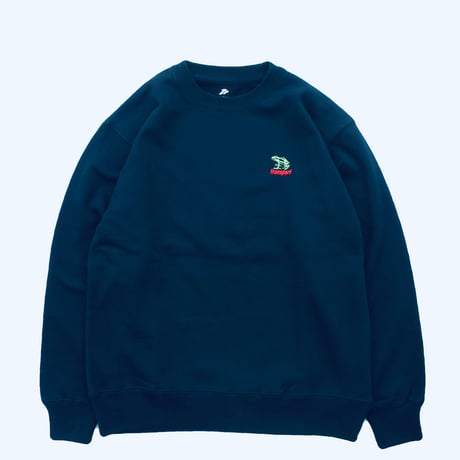 Frog Embroidery Sweat(ネイビー)