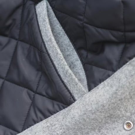 VARSITY JACKET  [GREY]