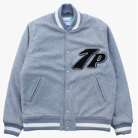 VARSITY JACKET  [GREY]