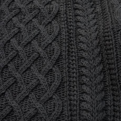 FISHERMAN  KNIT(BLACK)