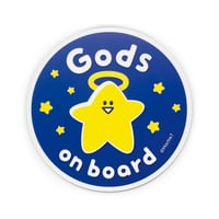 カーマグネット【Gods】丸型